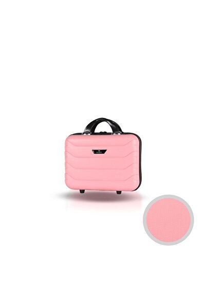 My Valice Solid PP Polipropilen Kırılmaz Makyaj Çantası & El Valizi Toz Pembe