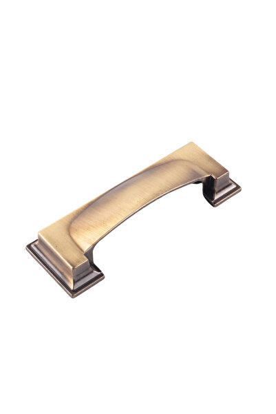 Yc Dekor Hisar Antique Yellow 96 mm Λαβή Luxury Country Έπιπλα Κουζίνας Ντουλ...