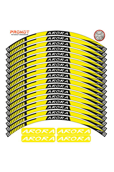 MOTOSEPETİM Motorsiklet ARORA MT 125 UYUMLU JANT ŞERİDİ 6