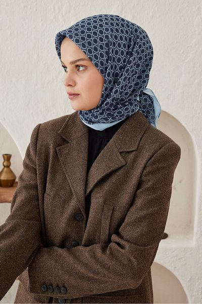 Modakaşmir Circular Mk Cotton Scarf