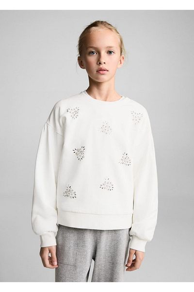 MANGO Kids Φούτερ με χάντρες