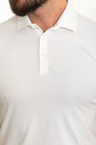 Mcr Plain Slim Fit Polo Neck Men's T-Shirt Ecru - 36827.24Y