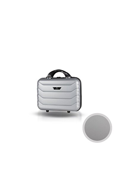 My Valice Solid PP Polipropilen Kırılmaz Makyaj Çantası & El Valizi Gümüş Gri