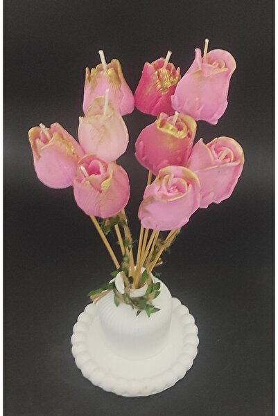 BOHEM Soyawax Vazoda Gül Mum Hediyelik