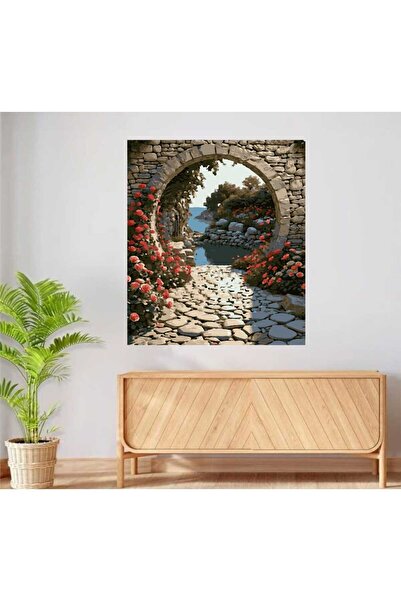 Lamba Cini Sayılarla Boyama Kasnaklı Tablo Seti Fırça Boya Dahil 40x50 MANZARA