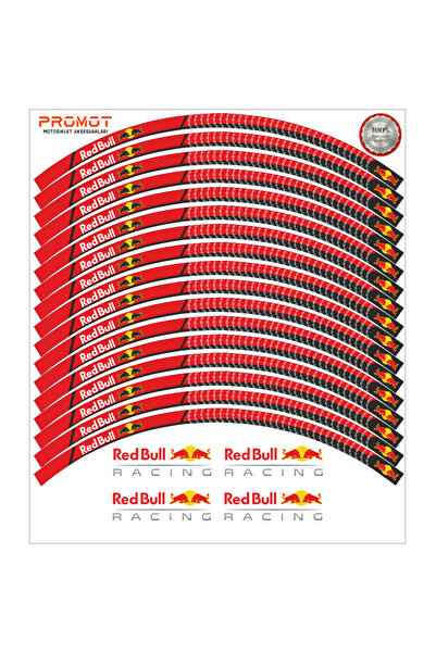 PROMOT Motorsiklet REDBULL JANT ŞERİDİ  Motosiklet Aksesuar Jant Sticker 2