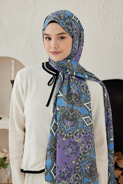 Modakaşmir İpeksi Şal Plise Desen