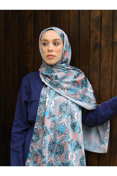 Modakaşmir Cashmere Patterned Silky Shawl
