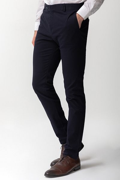 Mcr Duz Super Slim Fit Men's Trousers Navy Blue - 38037.22Y