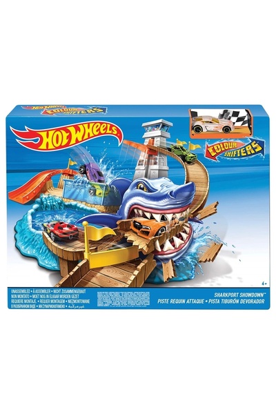 HOT WHEELS BGK04 Renk Değiştiren Araçlar Sharky Oyun Seti