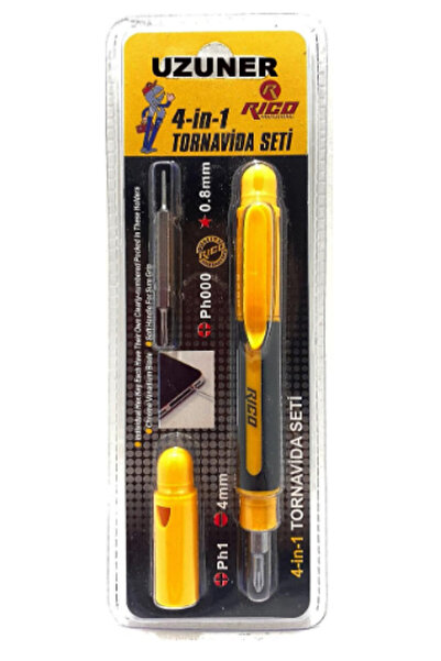 Genel Markalar Rıco 003-Rc0040 4İn1 Telefoncu Tornavida Seti