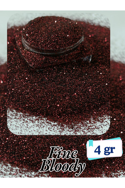 Sirius Hobi Epoksi Reçine Bloody Tırnak Makyaj Chunky Glitter 8 gr Hologramlı...