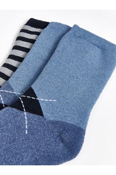 LC Waikiki Lcwk Patterned Boys' Towel Socks 3-Piece