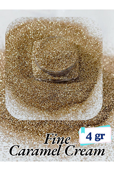 Sirius Hobi Epoksi Reçine Caramel Cream Tırnak Makyaj Chunky Glitter 8 gr Hol...