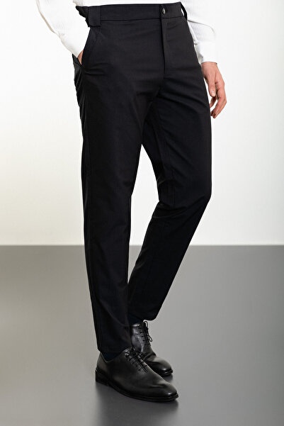 Mcr Прямі чоловічі штани Super Slim Fit з еластичним поясом, чорні - 38236.24Y