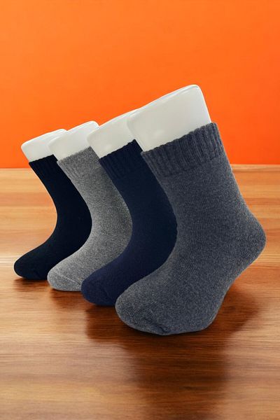 tibo 8 Pairs of Toe Seamless Winter Thick Towel Children's Socks