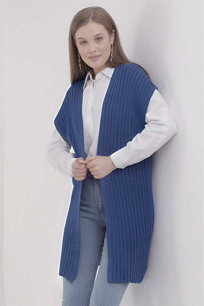 LEBUAS Long Summer Knitwear Vest