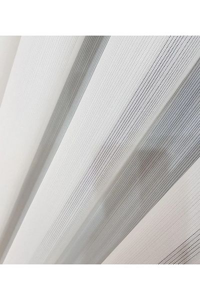 Brillant Ecru 1/3-Pleated Lightweight Tulle Curtain - Heavy Grammage and Anti-Wrinkle