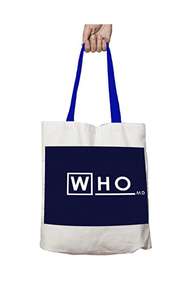 ART HEDİYE Синя сумка Doctor Who M.D. з ручками, що можна прати