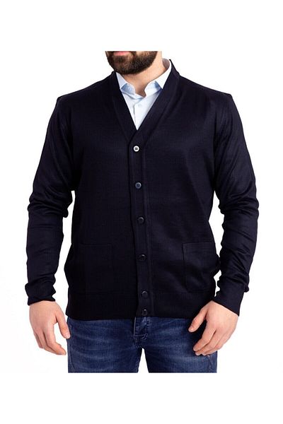 YHE STORE Men's Seasonal Knitwear Dad Cardigan