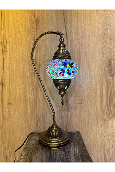 Ephesus Hediyelik Mozaik Lamba Deve Boynu Otantik El Yapımı Lamba