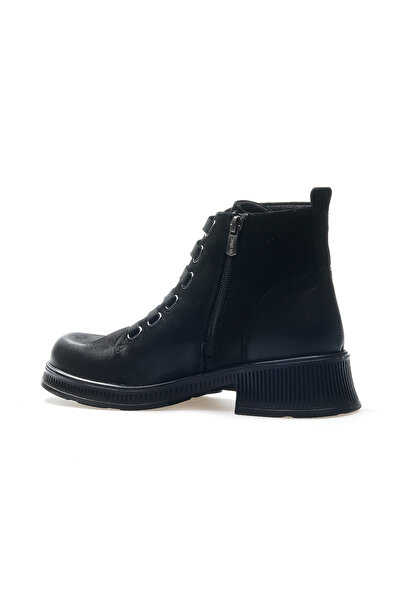 Venüs Γυναικείες καθημερινές μπότες από γνήσιο δέρμα (36-40) 24k 2452701 k Z Μαύρο Nubuck