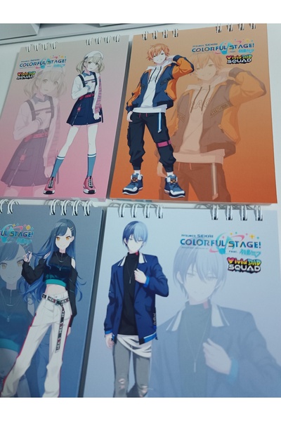 Home Проект Sekai Anime Spiralli A6 Defter Seti