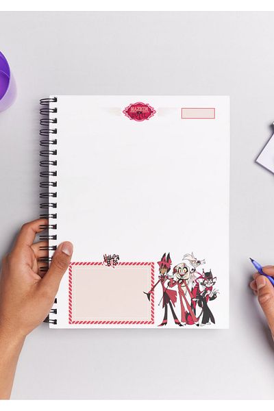 Home Anime Spiral Hazbin Hotel Notebook - A5