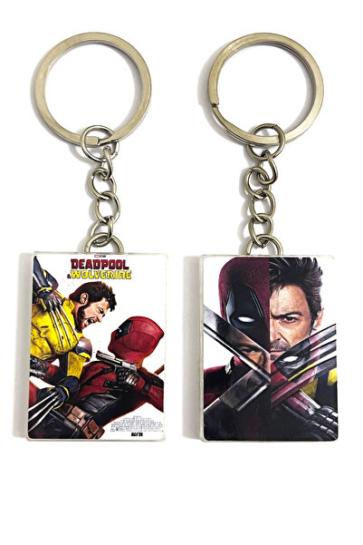 Cosmic Star Deadpool Wolverine Marvel Film Anahtarlık