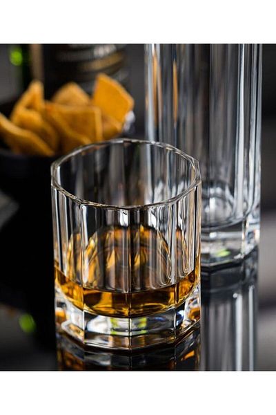 Savings Sphere Churchill Nude Crystal Whiskey Glass - Single Valentine's Day Gift, Etcrt 310 Cc