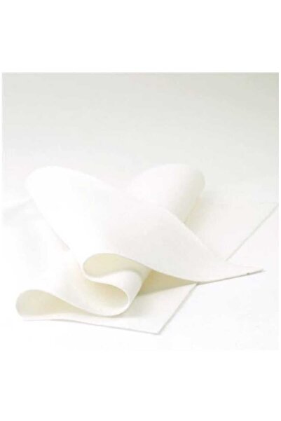 ÇEÇEN HOME (5 Pieces) White Wool Felt Large Size (50X70)