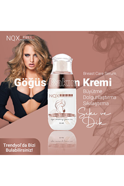 NQX PULL Gögüs Toparlayıcı Ve Dolgunlaştırıcı Krem 50 ml