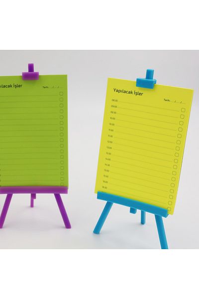 enyareshome Mixed Color Easel Sticky Notes - 1 Refill Gift