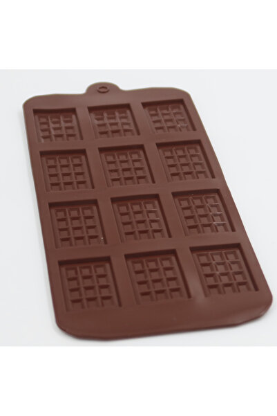 enyareshome قالب شوكولاتة سيليكون 12 قطعة 2.5 سم × 3.5 سم × 0.4 مم