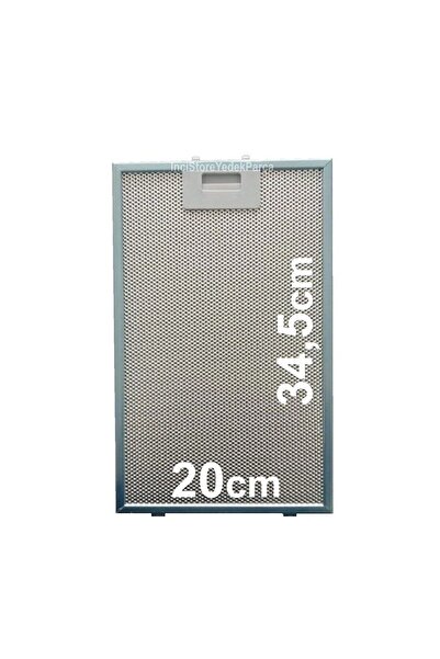 Profilo DVE6G520 İçin Davlumbaz Aspiratör 200X345 Alüminyum Yağ Süzgeç Tel Kaset Filtre