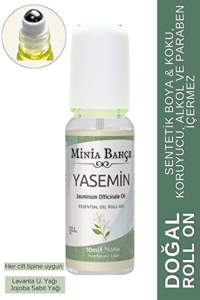 Minia Bahçe Bitki ve Sanat Atölyesi Doğal Roll | Yasemin & Jojoba Yağı – 10 ml