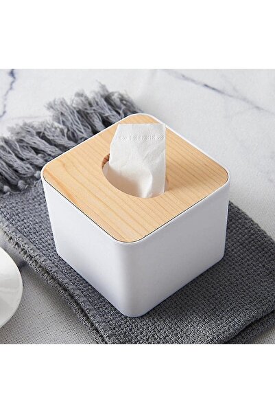 ORCHID TISSUE BOX W/BAMBOO LID S DTCB02
