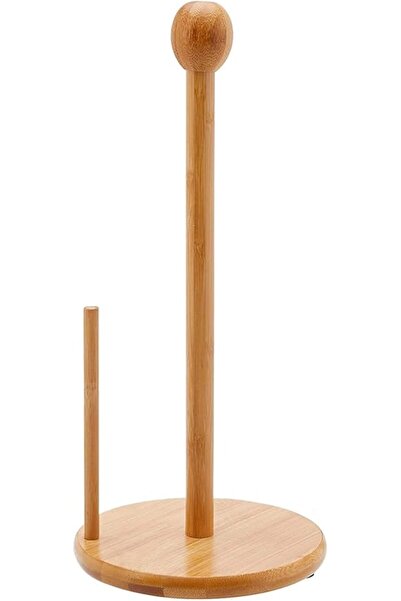 ORCHID حامل مناديل المطبخ الخشبي