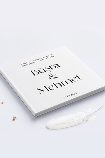 Pera Wedding Wedding Special Day Memory Book and Guest Book 21cm X 21cm 50 Sheets