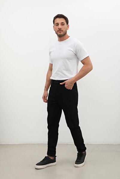 BANNY JEANS Erkek Kargo Cep Jean Pantolon
