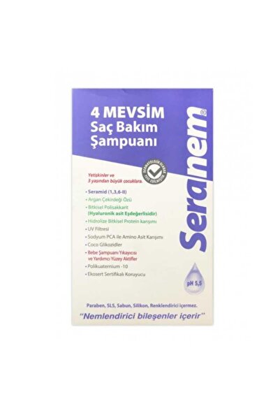 Seranem 4 Mevsim Şampuan 300 ml