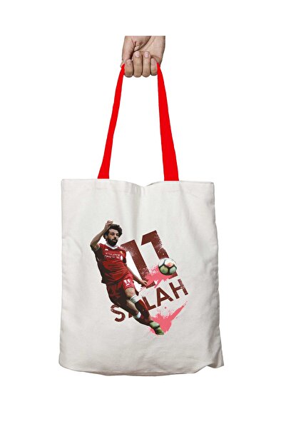 ART HEDİYE Червона сумка через плече з ручками Mohamed Salah 11, що можна прати