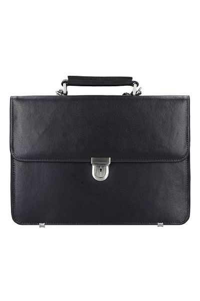 Davidts 460-462 Aktentasche Leder 41 cm Laptopfach