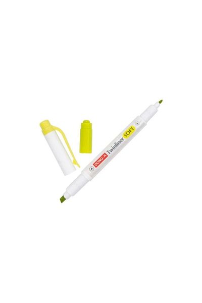 Dong-A Donga Twinler Soft Lime Green N/93 Highlighter Double Sided