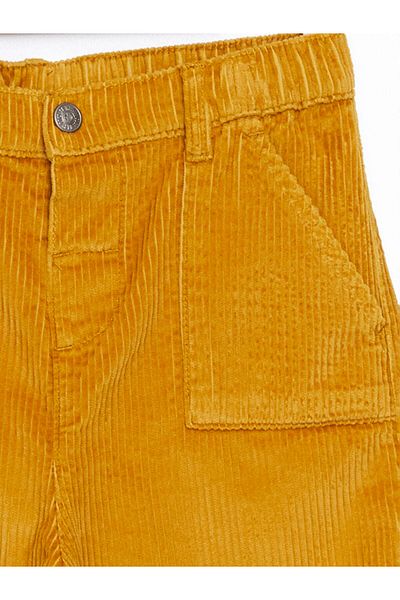 LC Waikiki Basic Velvet Baby Boy Trousers with Elastic Waist
