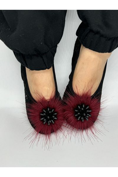 SiFu STYLE Eleganță și confort împreună: Grape Stone Home Ballerina Kitty Booties