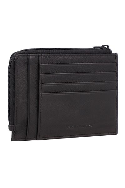 PIQUADRO P15 Kreditkartenetui RFID Schutz Leder 12 cm
