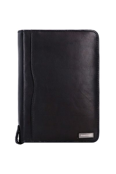 Greenland Nature Siyah Nappa Yüzükmappe Leder 19 cm