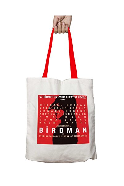 ART HEDİYE Birdman з червоними ручками, пральна сумка через плече