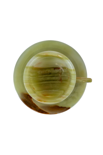 taru pasaj Natural Onyx Stone Turkish Coffee Cup Set - Stylish and Special Design